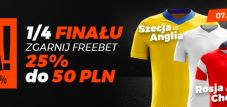 Freebet 50 PLN na ćwierćfinały!